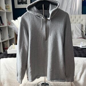 Buffalo David Bitton Gray Zip-Up Sweater